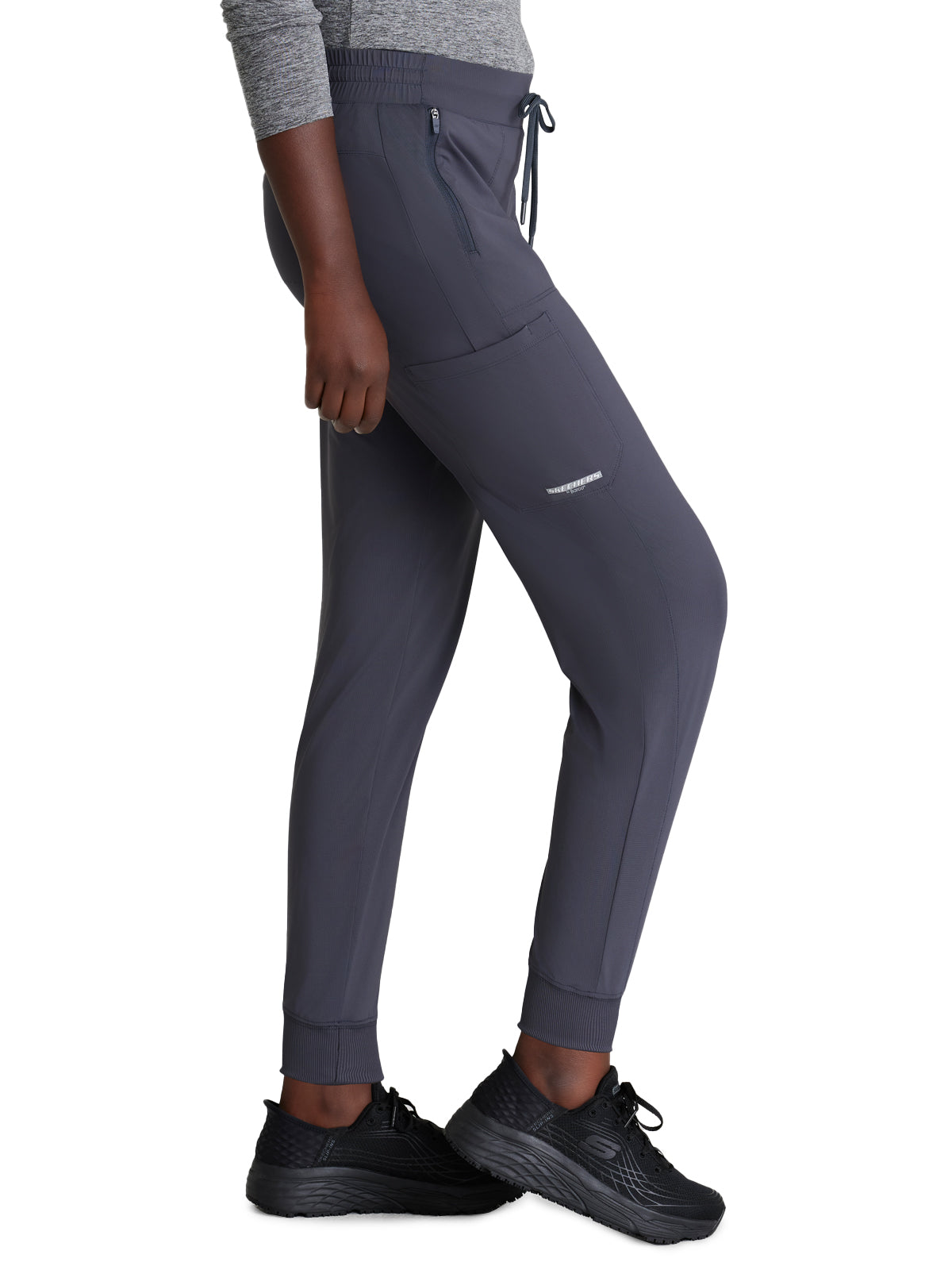 Women's 5 Pocket Ribbed Cuff Jogger Pace Scrub Pant