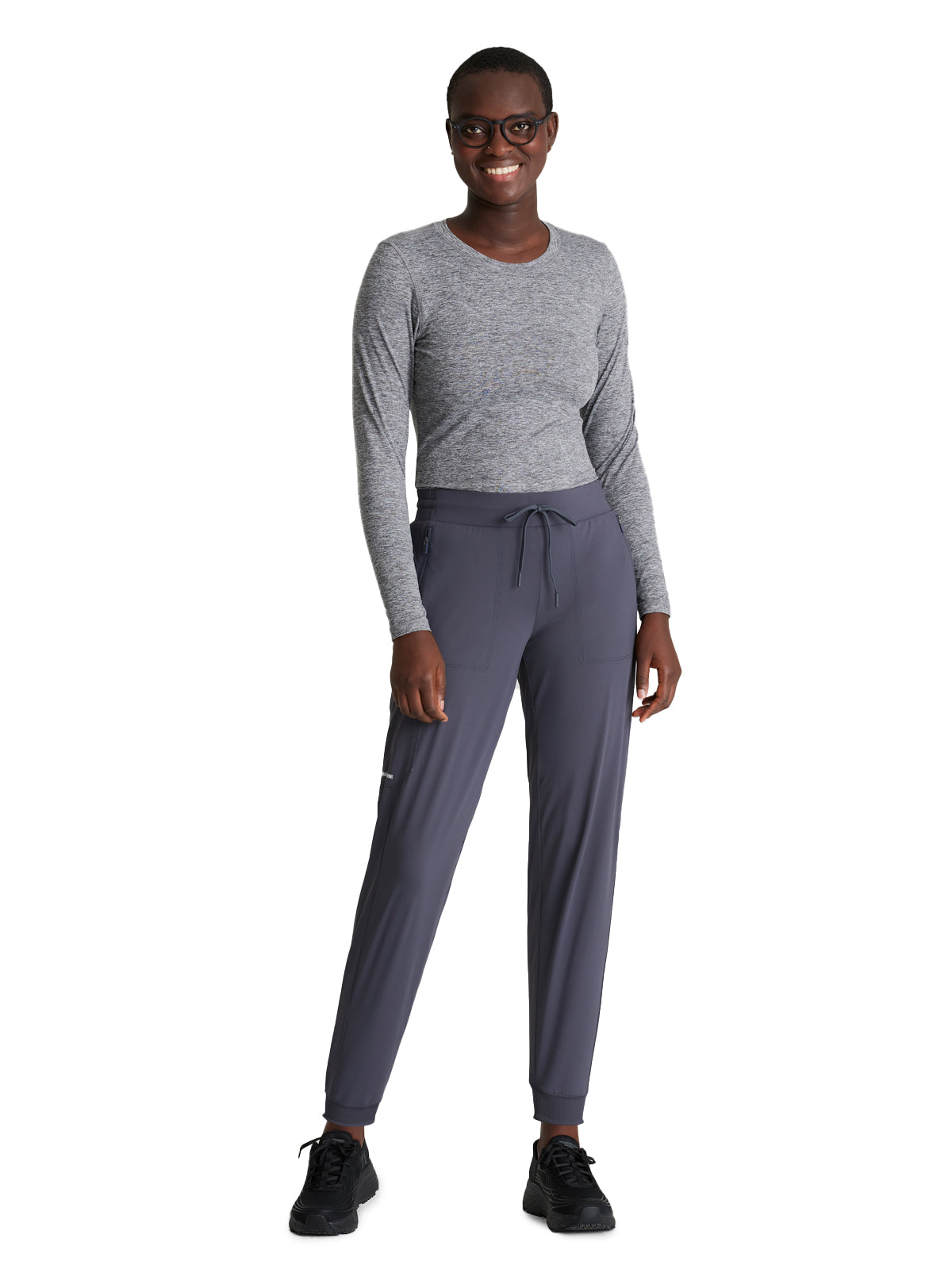 Women's 5 Pocket Ribbed Cuff Jogger Pace Scrub Pant