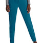 Women's Five-Pocket Ribbed Cuff Pace Jogger Scrub Pant - SKP669 - Bahama