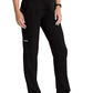Women's Seven-Pocket Knit Waistband Nurture Maternity Scrub Pant - SKP705 - Black
