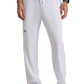 Men's Five-Pocket Elastic Waistband Compass Scrub Pant - SKP718 - White