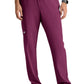 Men's Five-Pocket Elastic Waistband Compass Scrub Pant - SKP718 - Wine