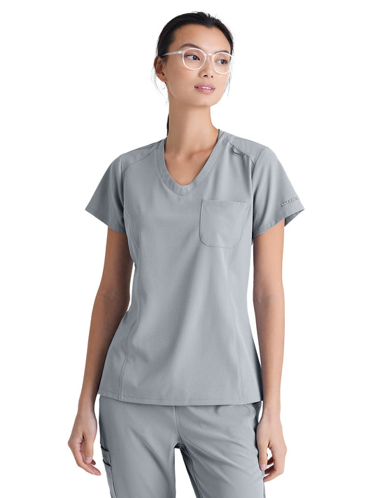 Women's High-Low Hem Tuck-In Top