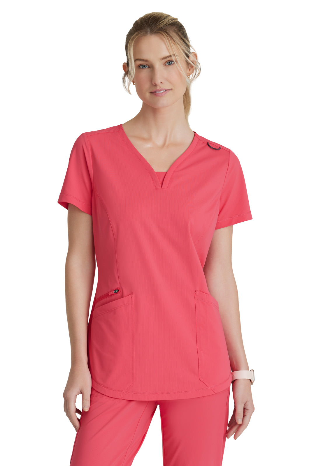 Women's 3 Pocket Gusset V-Neck Serene Scrub Top