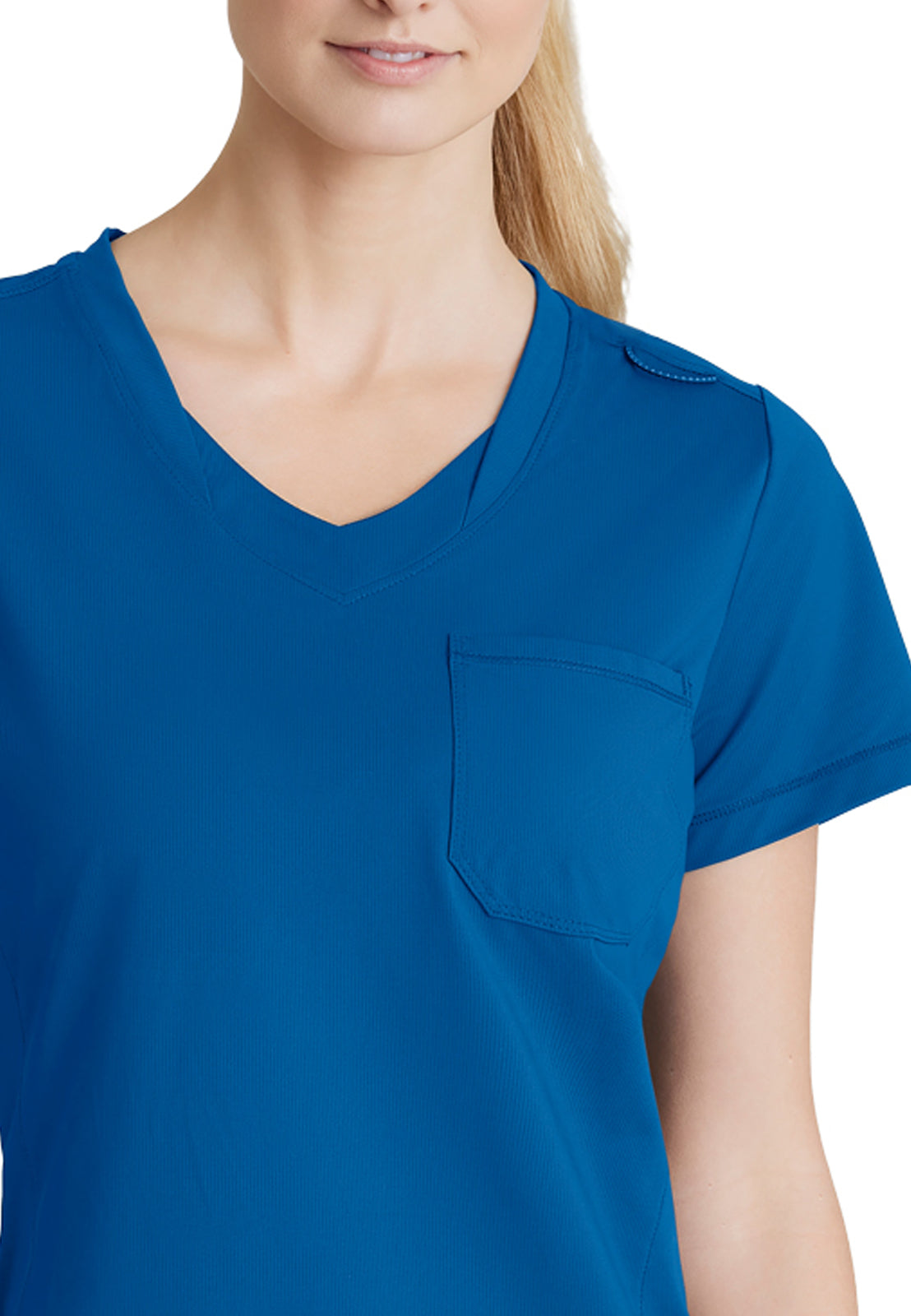 Women's 1 Pocket Tulip Hem Flow Top