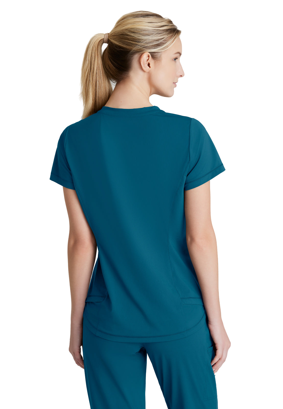 Women's 1 Pocket Tulip Hem Flow Top