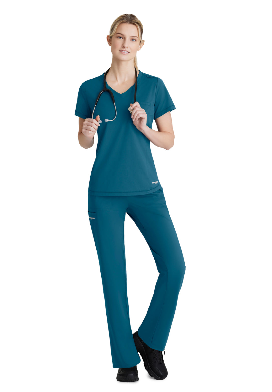 Women's 1 Pocket Tulip Hem Flow Top