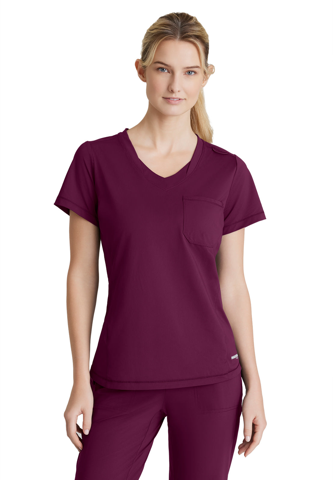 Women's 1 Pocket Tulip Hem Flow Top