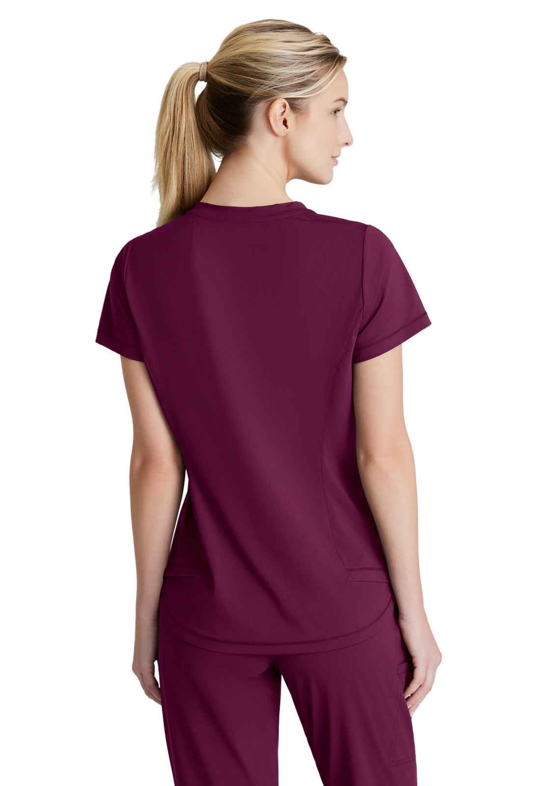 Women's 1 Pocket Tulip Hem Flow Top