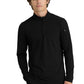 Men's One-Pocket Mock Neck Long Sleeve Propel Scrub Top - SKT280 - Black