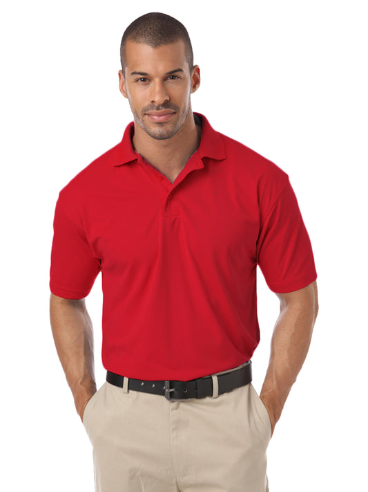 Men's Pocketless IL-50 Polo - BG1051 - Red