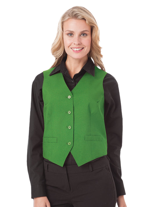 Women's 2-Pocket Scotchgard Treated Bistro Vest - BG1265 - Kelly
