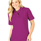 Women's Pocketless Superblend Pique Polo - BG6204 - Berry