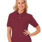 Women's Pocketless Superblend Pique Polo - BG6204 - Burgundy