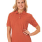 Women's Pocketless Superblend Pique Polo - BG6204 - Coral
