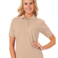 Women's Pocketless Superblend Pique Polo - BG6204 - Natural