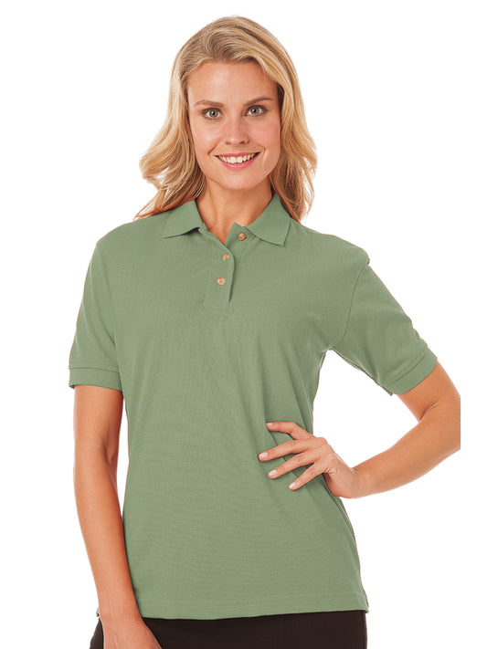 Women's Pocketless Superblend Pique Polo - BG6204 - Sage