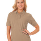 Women's Pocketless Superblend Pique Polo - BG6204 - Tan