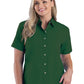 Women's Pocketless Short Sleeve Superblend Poplin Shirt - BG6216S - Hunter