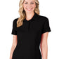 Women's Pocketless Ultra-Lux Polo - BG6231 - Black