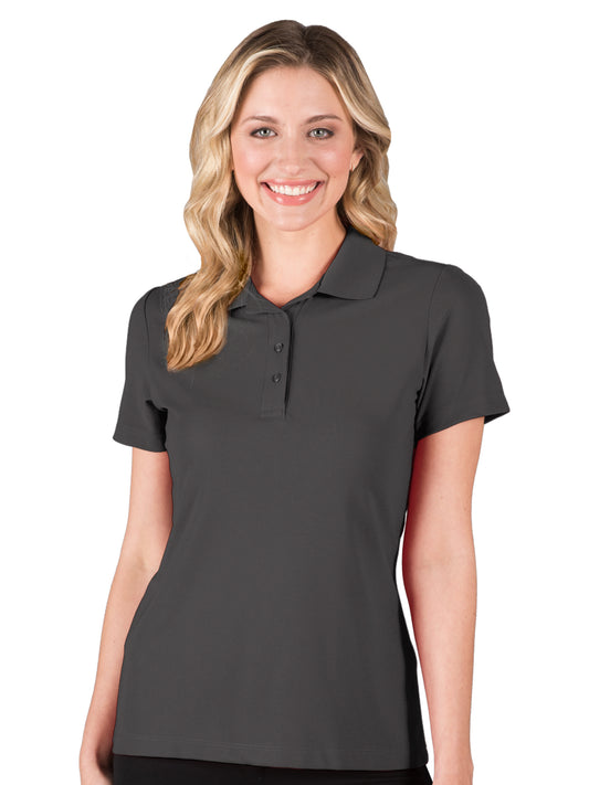 Women's Pocketless Ultra-Lux Polo - BG6231 - Graphite
