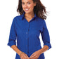 Women's Pocketless 3/4-Sleeve Poplin Shirt - BG6260 - Royal