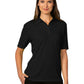 Women's Pocketless Value Wicking Polo - BG6300 - Black