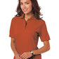 Women's Pocketless Value Wicking Polo - BG6300 - Burnt Orange