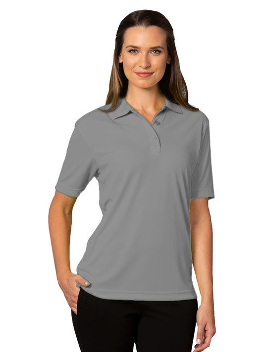 Women's Pocketless Value Wicking Polo - BG6300 - Grey