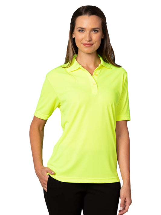 Women's Pocketless Value Wicking Polo - BG6300 - Optic Yellow