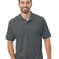 Men's Pocketless Superblend Short Sleeve Polo - BG7204 - Graphite