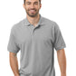 Men's Pocketless Superblend Short Sleeve Polo - BG7204 - Grey