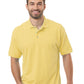 Men's Pocketless Superblend Short Sleeve Polo - BG7204 - Maize