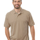 Men's Pocketless Superblend Short Sleeve Polo - BG7204 - Tan