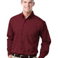 Men's 1-Pocket Value Poplin Shirt - BG7210 - Burgundy