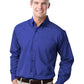 Men's 1-Pocket Value Poplin Shirt - BG7210 - Royal