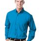 Men's 1-Pocket Value Poplin Shirt - BG7210 - Turquoise