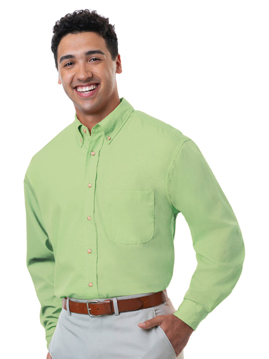 Men's 1-Pocket Superblend Poplin Shirt - BG7216 - Cactus