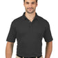 Men's Pocketless Wicking Short Sleeve Polo - BG7219 - Black