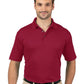 Men's Pocketless Wicking Short Sleeve Polo - BG7219 - Burgundy