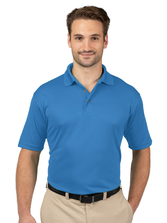 Men's Pocketless Wicking Short Sleeve Polo - BG7219 - Turquoise