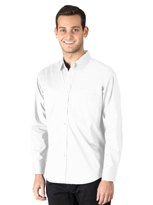 Men's 1-Pocket Superblend Untucked Shirt - BG7268 - White