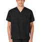 Unisex Double-Pocket V-Neck Scrub Top