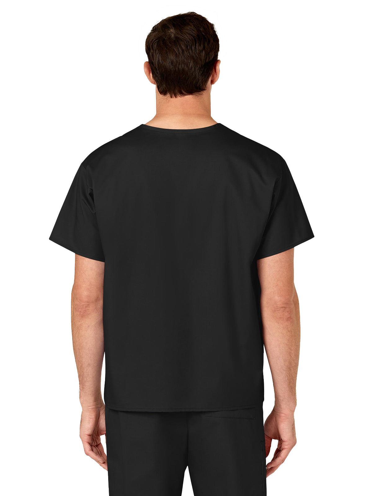 Unisex Double-Pocket V-Neck Top