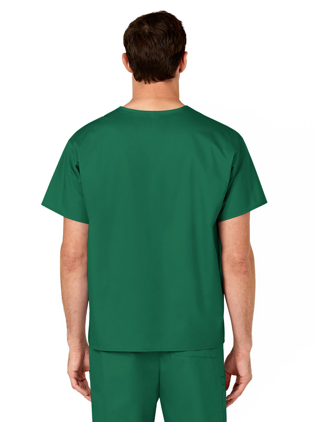 Unisex Double-Pocket V-Neck Scrub Top