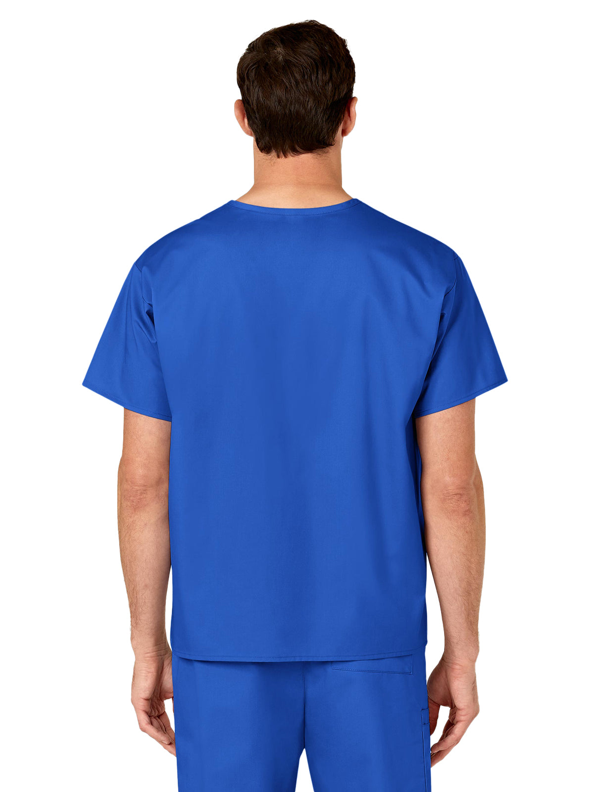 Unisex Double-Pocket V-Neck Scrub Top