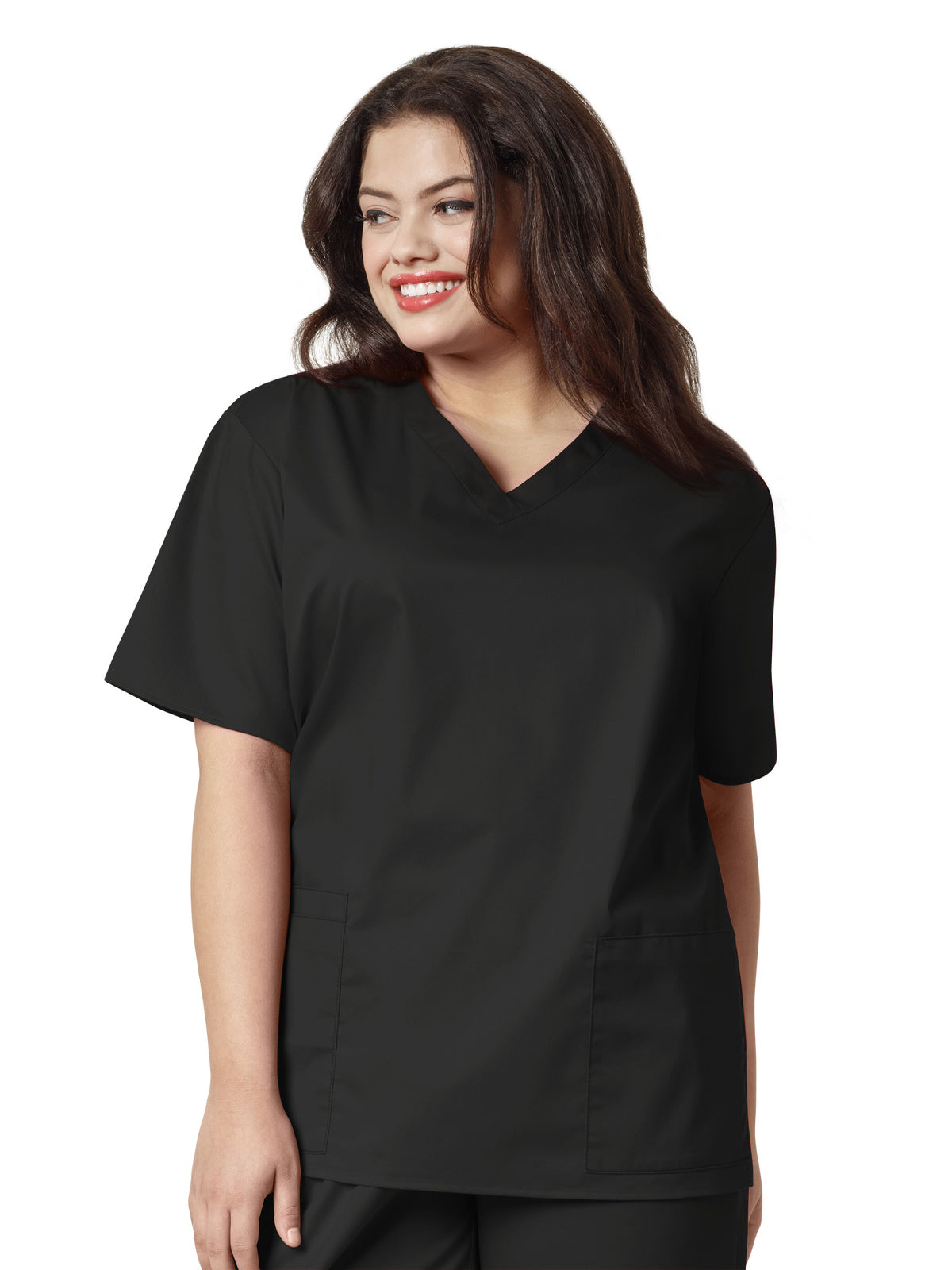 Women's Four-Pocket V-Neck Top