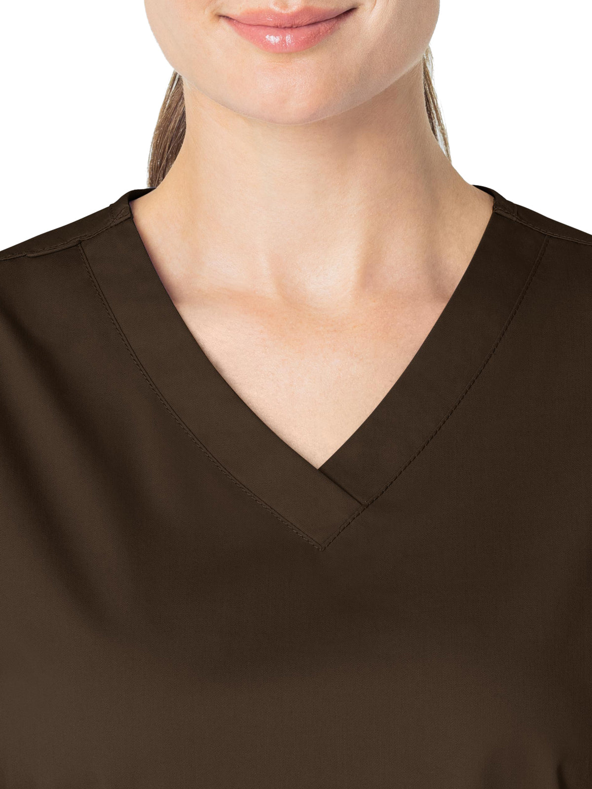 Women's Four-Pocket V-Neck Top