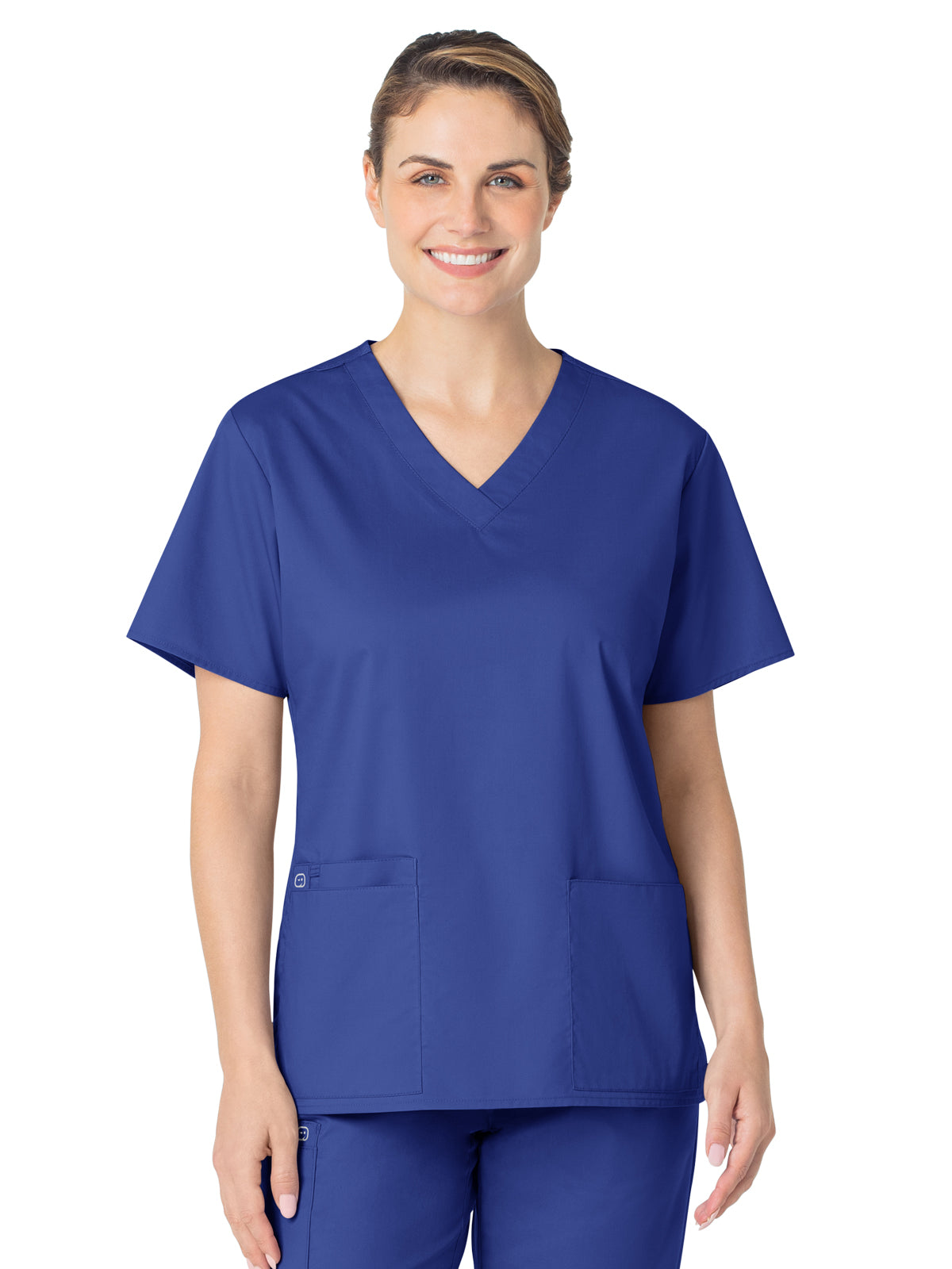 Women's Four-Pocket V-Neck Top