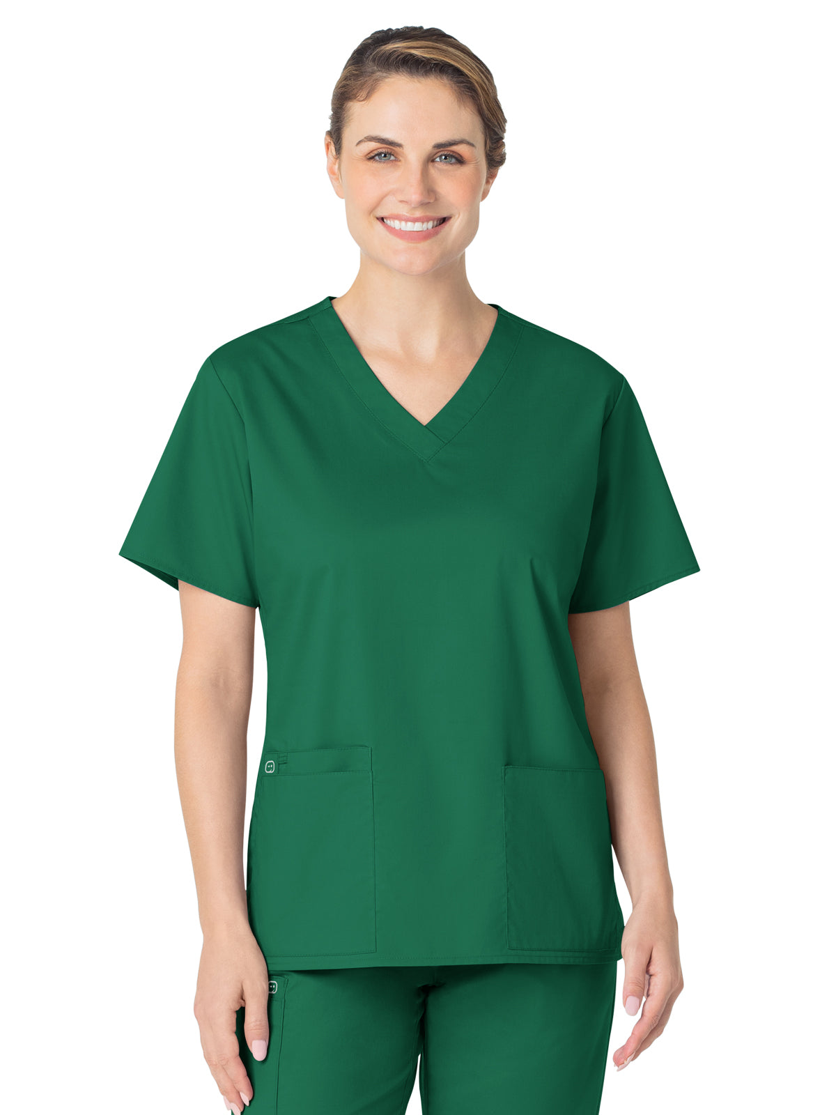 Women's Four-Pocket V-Neck Top